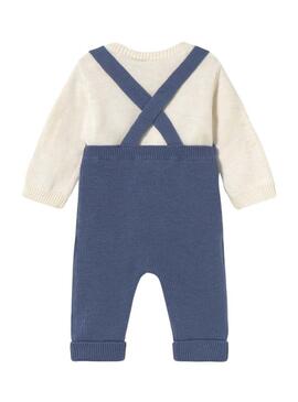 Set due pezzi Mayoral pettorina blu per bambini