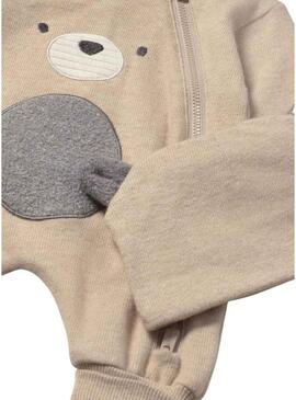 Set tutina Mayoral con cappello beige per bambino
