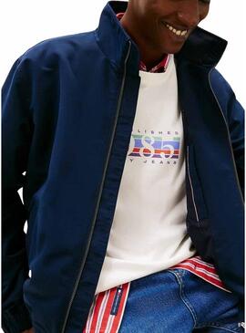 Giacca Tommy Jeans Bomber blu scuro da uomo