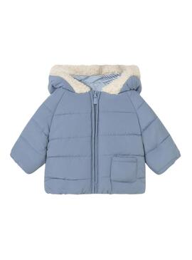 Giaccone reversibile Mayoral Bell blu per bambini.