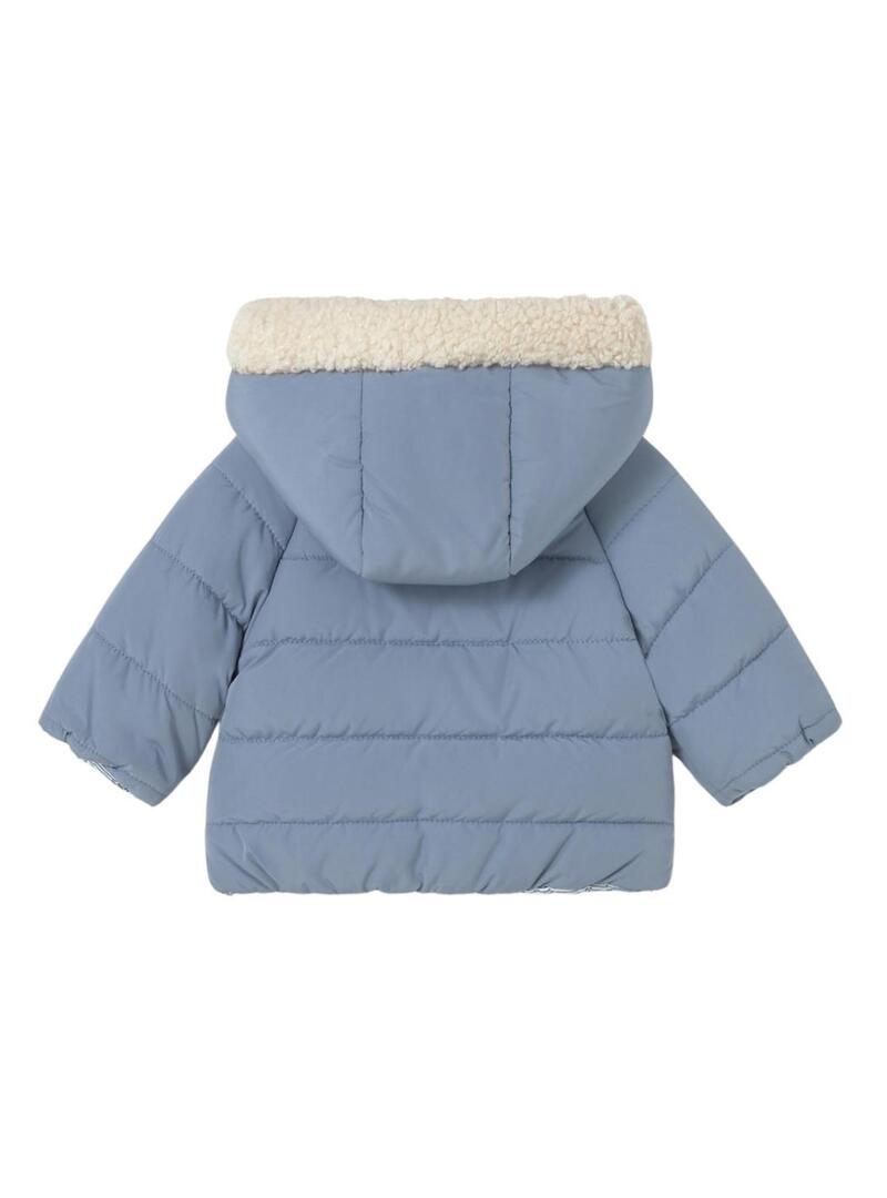 Giaccone reversibile Mayoral Bell blu per bambini.