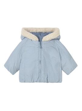 Giaccone reversibile Mayoral Bell blu per bambini.