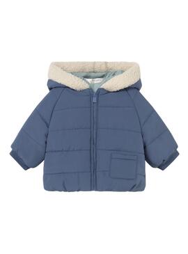 Giaccone reversibile Mayoral blu laguna per bambino