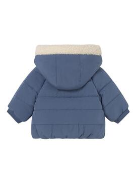 Giaccone reversibile Mayoral blu laguna per bambino