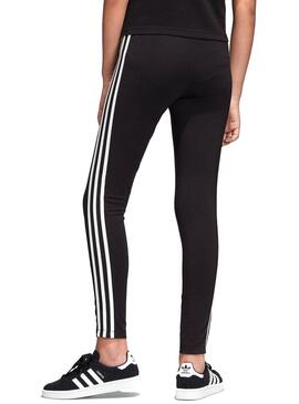 Leggings Adidas 3Stripes neri Bambina