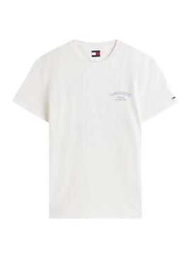 Maglietta Tommy Jeans Dollar bianca per uomo