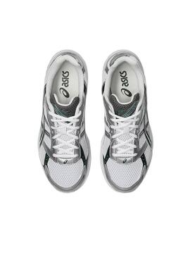 Scarpe Asics Gel 1130 argento e verde per donna