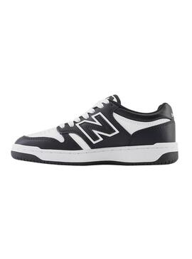 Scarpe New Balance 480 nere e bianche per bambino e bambina.