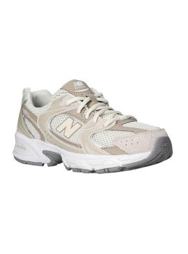 Sneakers New Balance GR530 beige per bambina