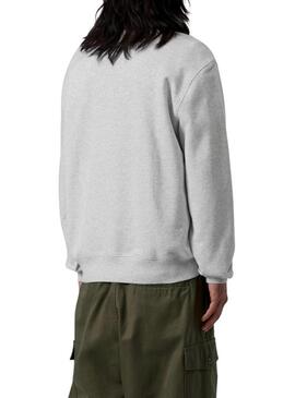 Felpa Carhartt Clover grigia per uomo