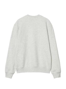 Felpa Carhartt Clover grigia per uomo