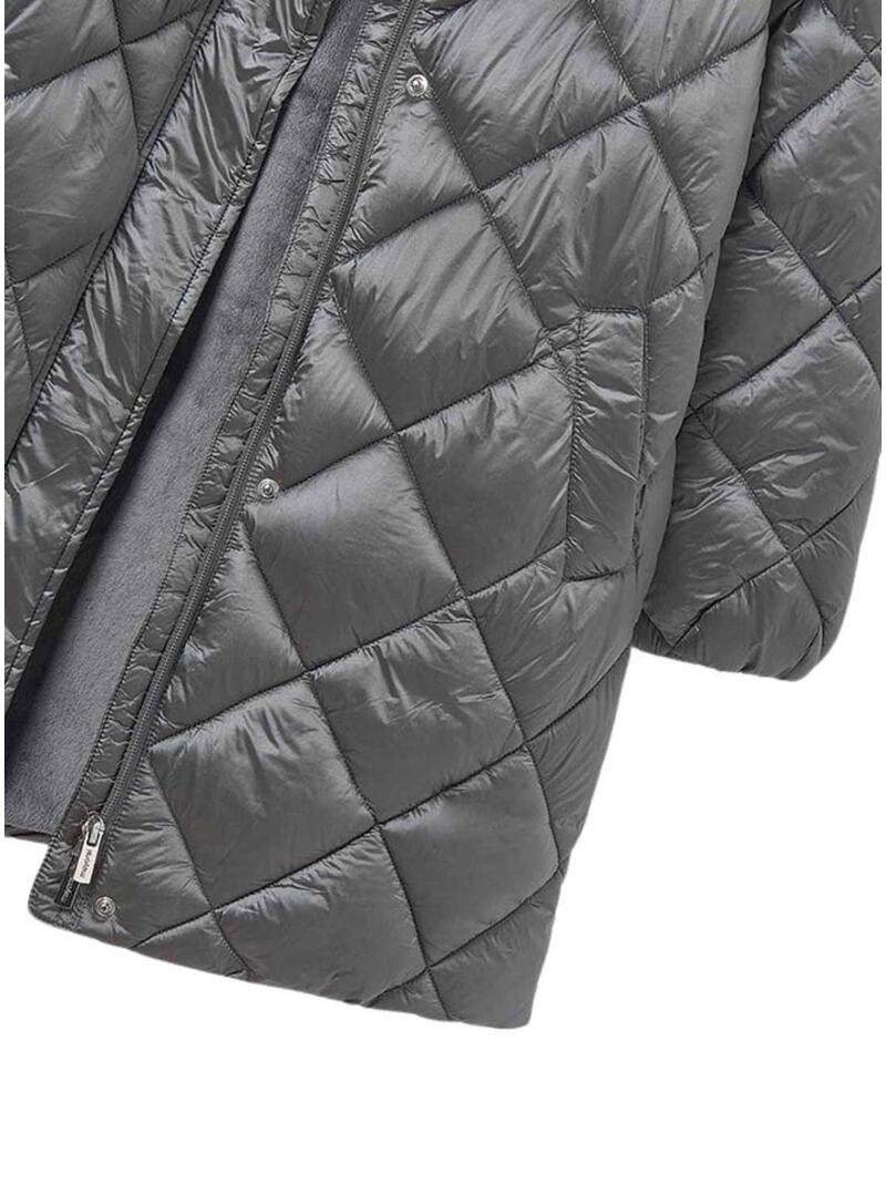 Giaccone Mayoral grigio carbone per ragazza