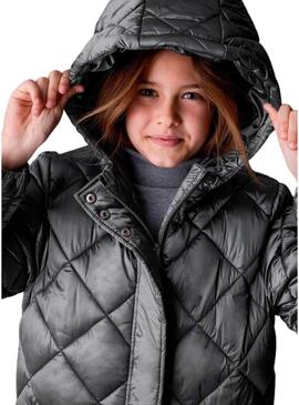 Giaccone Mayoral grigio carbone per ragazza