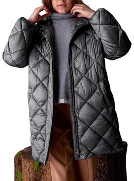 Giaccone Mayoral grigio carbone per ragazza