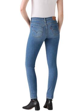 Pantaloni in denim Levi's 311 Shaping indigo per donna