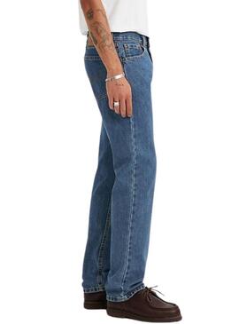 Pantaloni in denim Levis 505 di media lunghezza per uomo