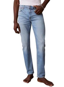 Pantaloni in denim Calvin Klein Ashland blu per uomo