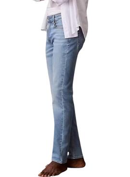 Pantaloni in denim Calvin Klein Ashland blu per uomo