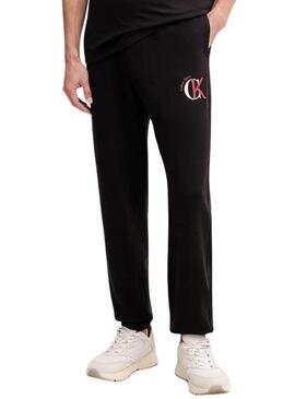 Pantaloni jogger Calvin Klein Graphic neri per uomo.