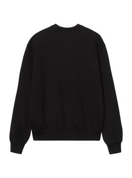 Felpa Carhartt Clover nera per uomo