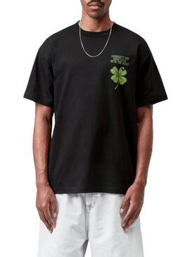 Maglietta Carhartt Clover nera per uomo