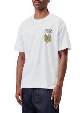 Maglietta Carhartt Clover bianca per uomo