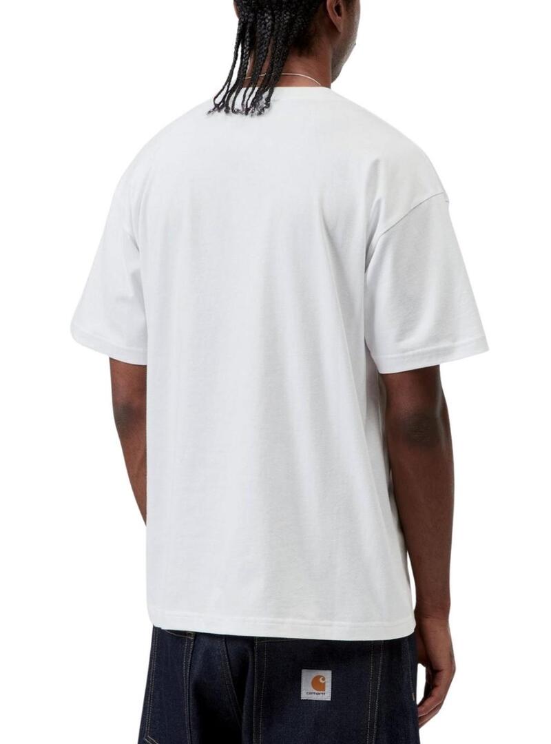 Maglietta Carhartt Clover bianca per uomo