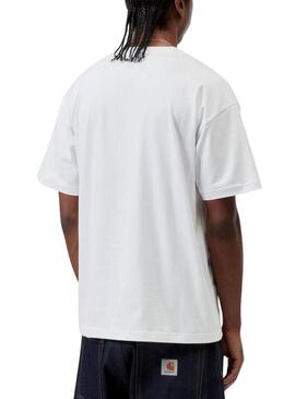 Maglietta Carhartt Clover bianca per uomo