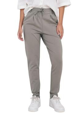 Pantaloni Only Poptrash grigi per donna