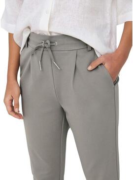 Pantaloni Only Poptrash grigi per donna
