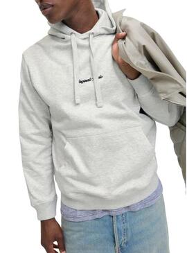 Felpa Jack and Jones Norrebo grigia per uomo