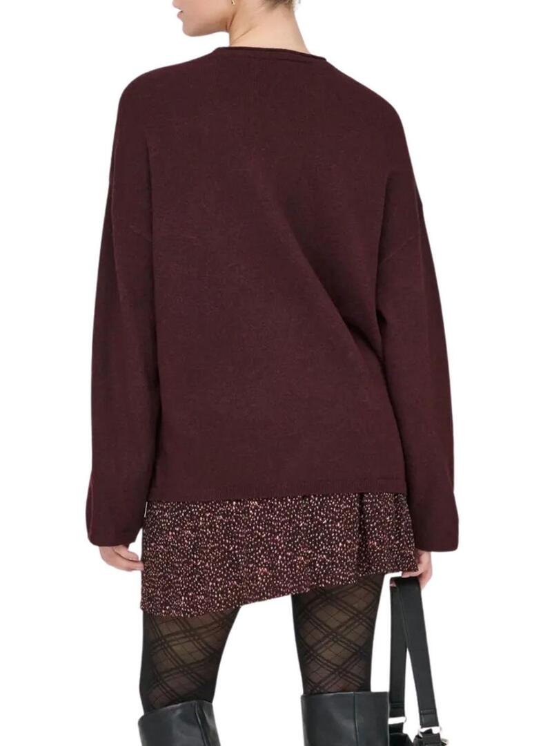 Maglia Amalio granata solo fedele per donna