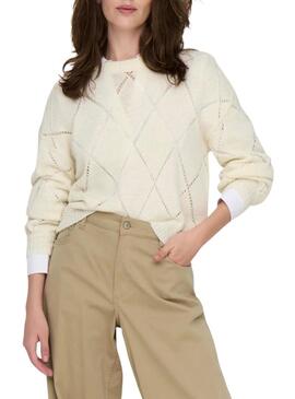Maglione Geenas beige Only per donna