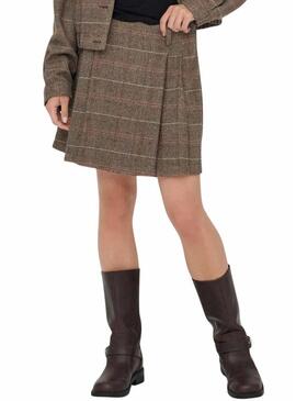 Gonna Only Ricca marrone per donna