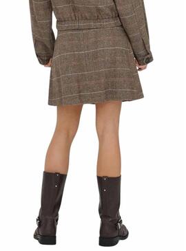 Gonna Only Ricca marrone per donna