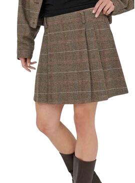 Gonna Only Ricca marrone per donna