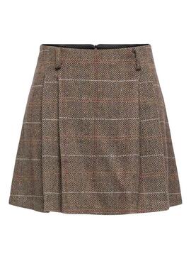 Gonna Only Ricca marrone per donna