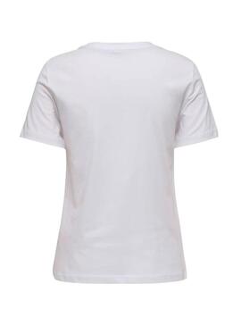 Maglietta Only Teddy Paris bianca per donna