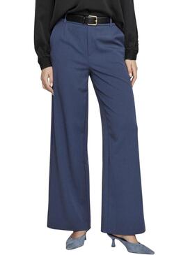 Pantaloni Vila Vivarone blu per donna