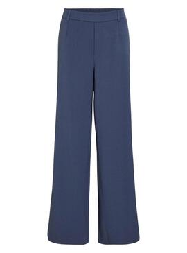 Pantaloni Vila Vivarone blu per donna