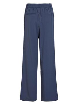 Pantaloni Vila Vivarone blu per donna