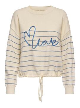 Maglia Only Signe bianca per donna