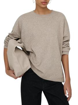 Maglia Amalio beige topo solo fedele per donna