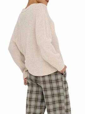 Maglia Only Milouz beige per donna