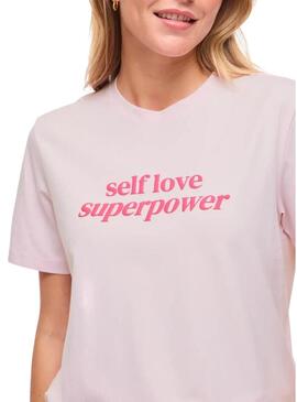 Maglietta Vila Vinora rosa per donna.