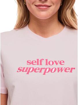 Maglietta Vila Vinora rosa per donna.