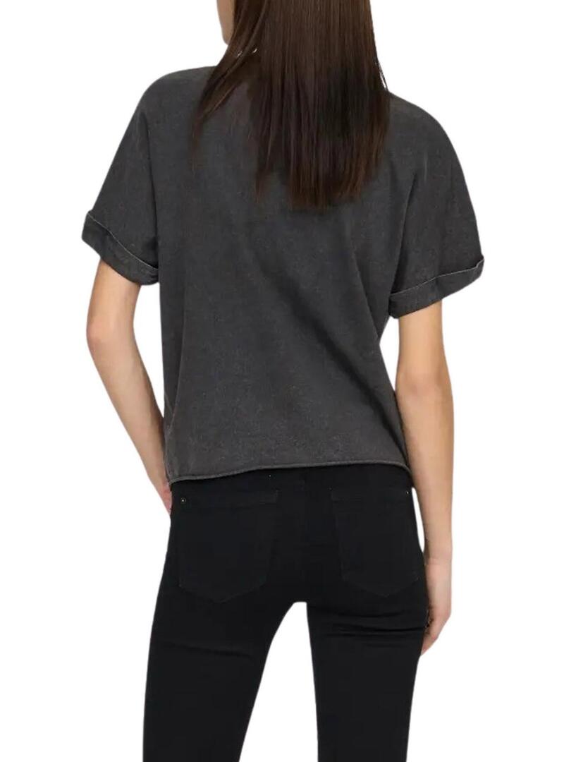 Maglietta Only Lucy nera per donna