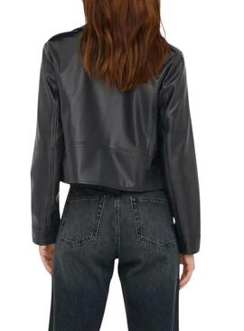 Giacca biker Only Carmen nera per donna.