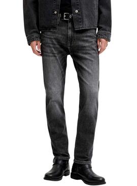 Pantaloni in denim Jack and Jones Clark neri per uomo