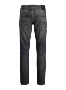Pantaloni in denim Jack and Jones Clark neri per uomo